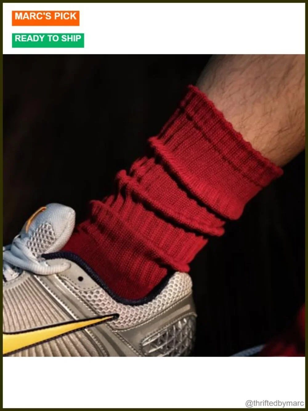 4 Pairs Unisex Cotton Slouchy Crew Socks Seamless Cozy Fall Socks Breathable